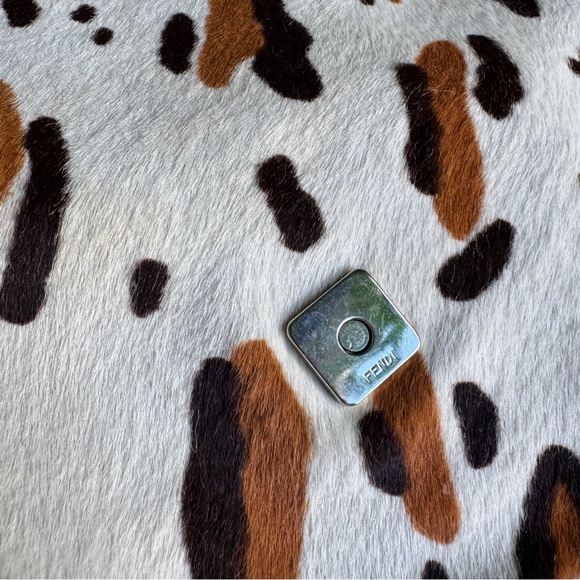 Fendi Vintage Leopard Ponyhair Mama Baguette Shoulder Bag - Picture 13 of 16